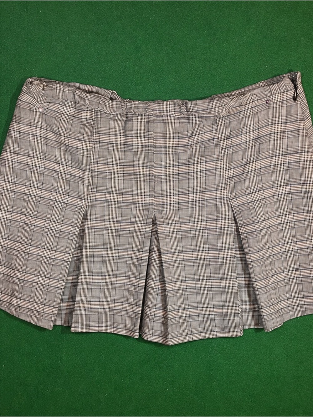 wild fable Plaid Pleated Skort - Gray
